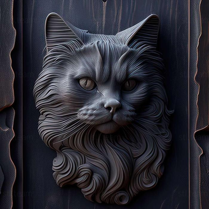3D model Nebelung cat (STL)